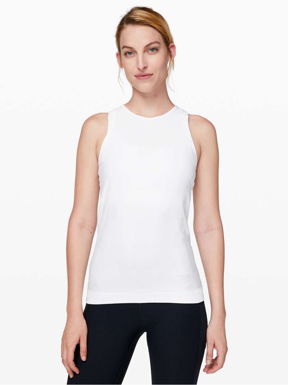Lululemon For the Chill of It Tank - White Seamless Athletic Top